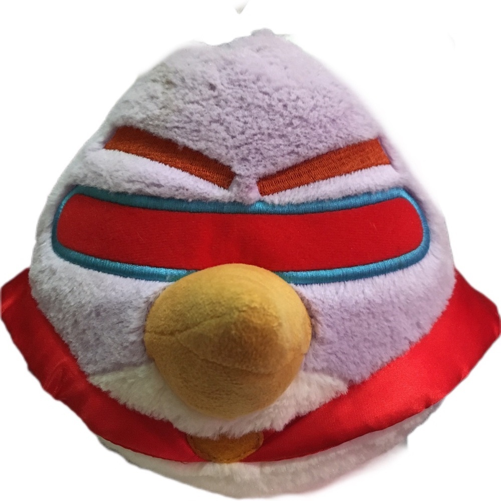 Plush Toy with Red and White Details